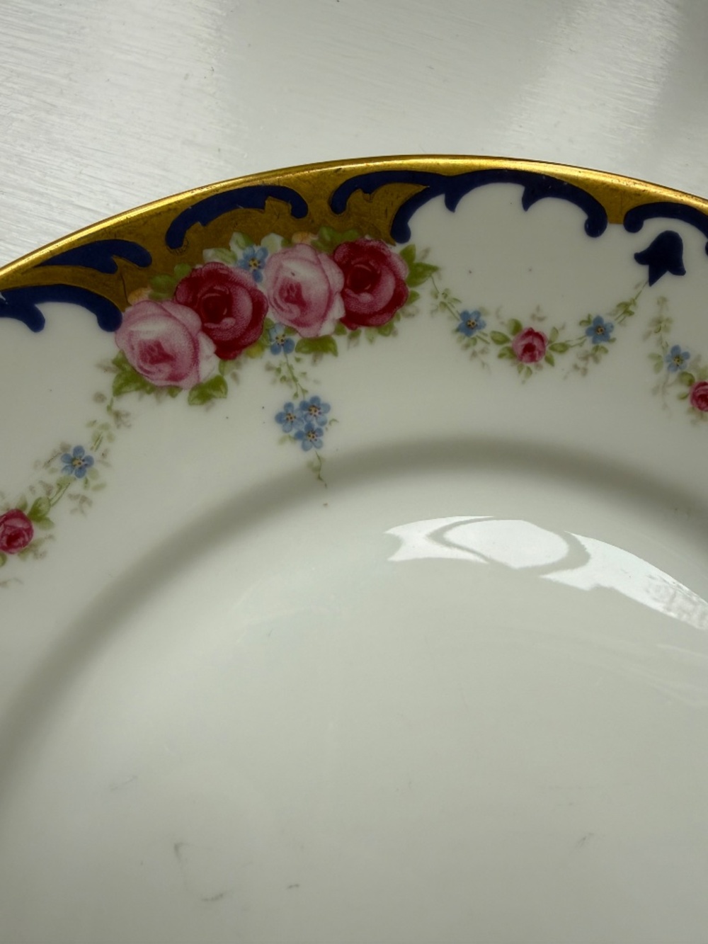 vintage porcelain dishes (set of 2) - Picture 5 of 7